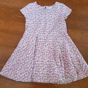 Floral Pink Kids Dress